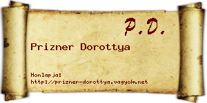 Prizner Dorottya névjegykártya