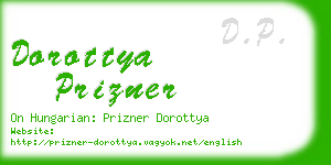 dorottya prizner business card